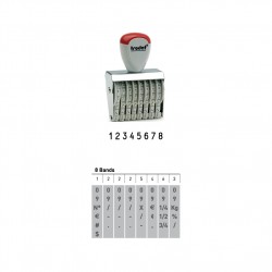 Classic Numberer Stamp 1558, 5mm, 8 Bands